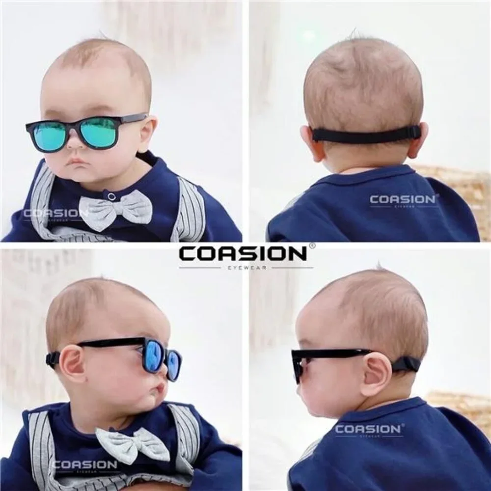 Polarized Baby Sunglasses Infant Toddler Flexible Strap Unbreakable UV